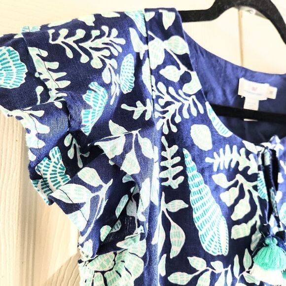 Vineyard Vines Ruffle Cap Sleeve Sheath Minidress Women's XS - Picture 6 of 6